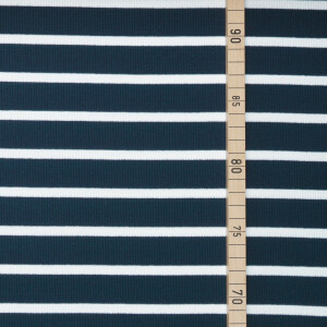 RIB JERSEY STRIPES NAVY