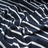 RIB JERSEY STRIPES NAVY