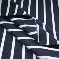 RIB JERSEY STRIPES NAVY