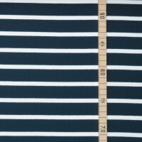 RIB JERSEY STRIPES NAVY