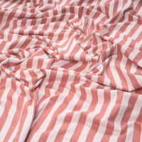 ORGANIC JERSEY VERTICAL DUSTY PINK/GINGER