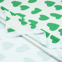 ORGANIC JERSEY HAPPY HEARTS CLOVER