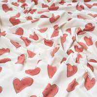 ORGANIC JERSEY HAPPY HEARTS GINGER