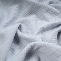 ORGANIC DOUBLE GAUZE BASIC ARCTIC BLUE
