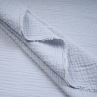 ORGANIC DOUBLE GAUZE BASIC ARCTIC BLUE