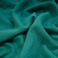 ORGANIC DOUBLE GAUZE BASIC EMERALD