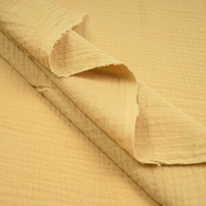ORGANIC DOUBLE GAUZE BASIC CRASPEDIA YELLOW