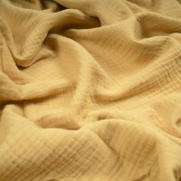 ORGANIC DOUBLE GAUZE BASIC CRASPEDIA YELLOW