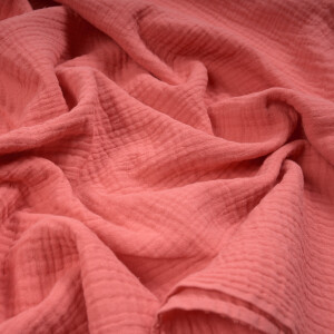 ORGANIC DOUBLE GAUZE BASIC WATERMELON