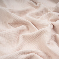 ORGANIC DOUBLE GAUZE BASIC OATMEAL BEIGE