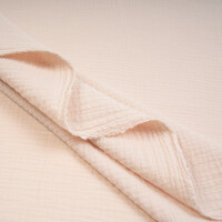 ORGANIC DOUBLE GAUZE BASIC OATMEAL BEIGE