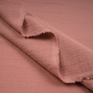 ORGANIC DOUBLE GAUZE BASIC MARSALA ROSE