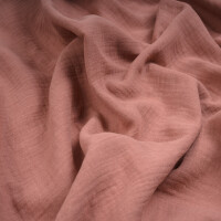 ORGANIC DOUBLE GAUZE BASIC MARSALA ROSE