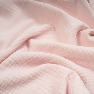 ORGANIC DOUBLE GAUZE BASIC PEARL BLUSH