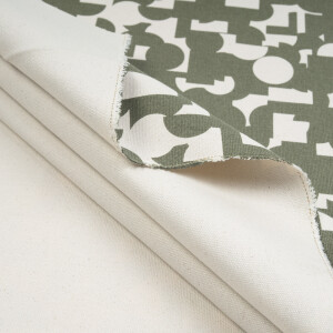 CANVAS GEOMANIA GREEN KHAKI