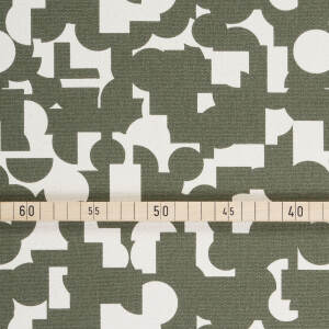 CANVAS GEOMANIA GREEN KHAKI
