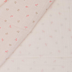 ORGANIC DOUBLE GAUZE BLOSSOM PINK