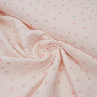 ORGANIC DOUBLE GAUZE BLOSSOM PINK