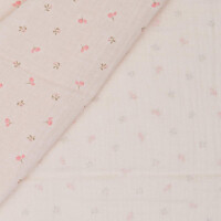 ORGANIC DOUBLE GAUZE BLOSSOM PINK