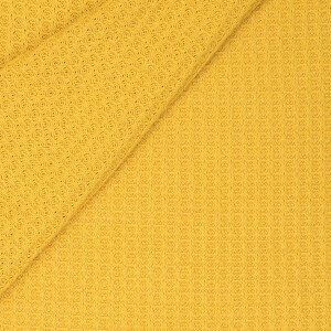WAFFLE KNIT OCHER