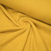 WAFFLE KNIT OCHER