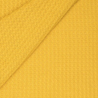 WAFFLE KNIT OCHER