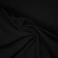 ORGANIC 2X2 RIBBING BLACK