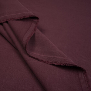 TENCEL STRETCH TWILL MAROON