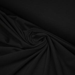 ORGANIC JERSEY BASIC COAL BLACK