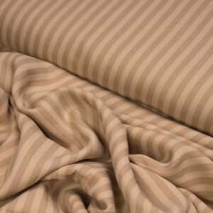 TENCEL STRIPE TWILL WARM SAND