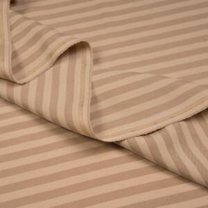 TENCEL STRIPE TWILL WARM SAND
