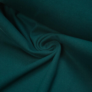 ORGANIC RIB 1X1 PINE GREEN