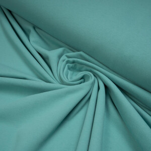 ORGANIC FRENCH TERRY BRUSHED LAGOON GREEN