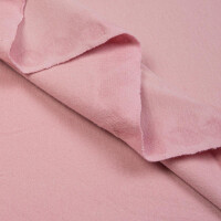 ORGANIC FRENCH TERRY BRUSHED ORCHID PINK