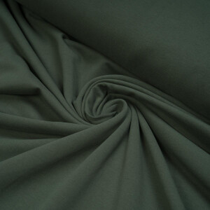 ORGANIC FRENCH TERRY BRUSHED PINENEEDLE GREEN