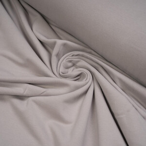 ORGANIC FRENCH TERRY BRUSHED DOVE GRAY