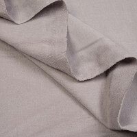 ORGANIC FRENCH TERRY BRUSHED DOVE GRAY