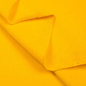 ORGANIC FRENCH TERRY BRUSHED SUMMER YELLOW