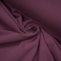 ORGANIC FRENCH TERRY BRUSHED RED GRAPE