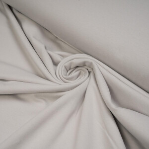 ORGANIC FRENCH TERRY BRUSHED SMOKE GRAY