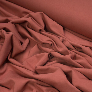 ORGANIC FRENCH TERRY BASIC TERRACOTTA