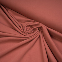 ORGANIC FRENCH TERRY BASIC TERRACOTTA