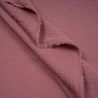 ORGANIC DOUBLE GAUZE BASIC WILD ROSE