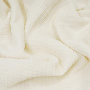 ORGANIC DOUBLE GAUZE BASIC PAPYRUS WHITE