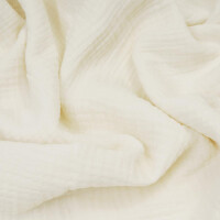 ORGANIC DOUBLE GAUZE BASIC PAPYRUS WHITE