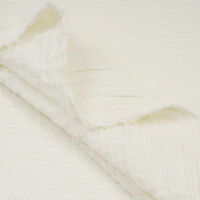 ORGANIC DOUBLE GAUZE BASIC PAPYRUS WHITE
