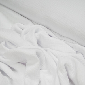 ORGANIC DOUBLE GAUZE BASIC WHITE