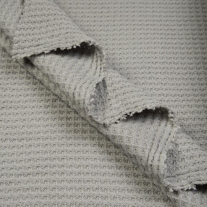 WAFFLE KNIT LIGHT GREY