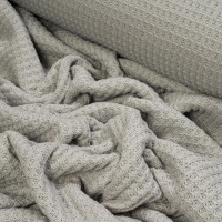 WAFFLE KNIT LIGHT GREY
