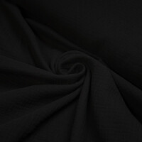 ORGANIC DOUBLE GAUZE BASIC BLACK
